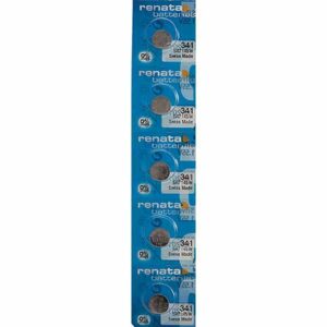 5 x Renata 341 Watch Batteries, 1.55V, 0% MERCURY equivalent SR714SW, 714