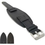 Bandini 426 | Mens Leather Band Wrist Cuff, Oval Bund Strap