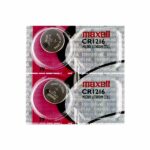 2 x Maxell 1216 Watch Batteries, 3V Lithium CR1216 Battery