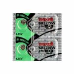 2 x Maxell 379 Watch Batteries, 0% MERCURY equivalent SR521SW Battery