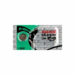 1 x Maxell 384 Watch Batteries, 0% MERCURY equivalent SR41SW Battery