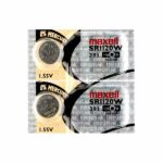 2 x Maxell 391 Watch Batteries, 0% MERCURY equivalent SR1120W Battery