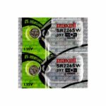 2 x Maxell 397 Watch Batteries, 0% MERCURY equivalent SR726SW Battery
