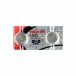 2 x Maxell LR43 Batteries, LR43 Battery, 1.5V Alkaline