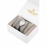 Daniel Klein Womens Watch and Bracelet Gift Set - Silver Tone - DK11796-5