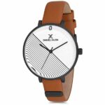 Daniel Klein Womens Watch - 35mm Analog - Quartz - Slim, Two-Tone, Crystal Accented, Modern - Black/Brown - DK12185-5
