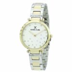 Daniel Klein Womens Watch - 33mm Analog - Quartz - Crystal Accented, Two-Tone Band - Gold and Silver Tone - DK12364-5