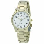 Daniel Klein Womens Watch - Stainless Steel - 33mm Analog - Quartz - Large Easy Read Numbers - Gold Tone - DK12393-5