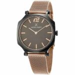 Daniel Klein Womens Watch - Mesh Strap - 34mm Analog - Quartz - Black/Rose Gold Tone - DK12518-6