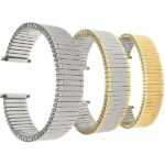 Bandini EX180 | Expansion Watch Strap, Metal Stretch Band, No Buckle, Straight End
