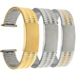 Bandini NX713 | Mens Stretch Watch Strap, Expansion Band, For Timex & Citizen, Easy to Adjust