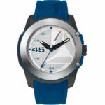 Reebok Haymaker Mens Watch, Analog, Silver And Blue with Blue Silicone Strap - RD-HAY-G2-CBIN-1N