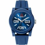 Reebok Hook Mens Watch, Analog, Navy Blue with Blue Silicone Strap - RD-HOO-G2-PNIN-NW