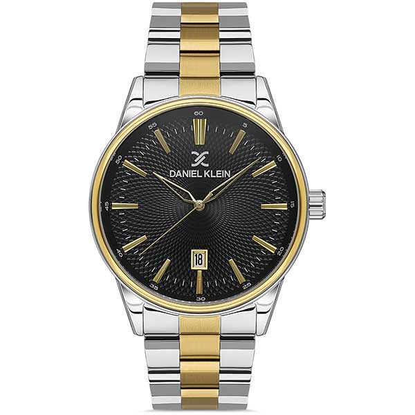 Daniel Klein 43mm Sunburst Dial Stainless Steel Strap Date
